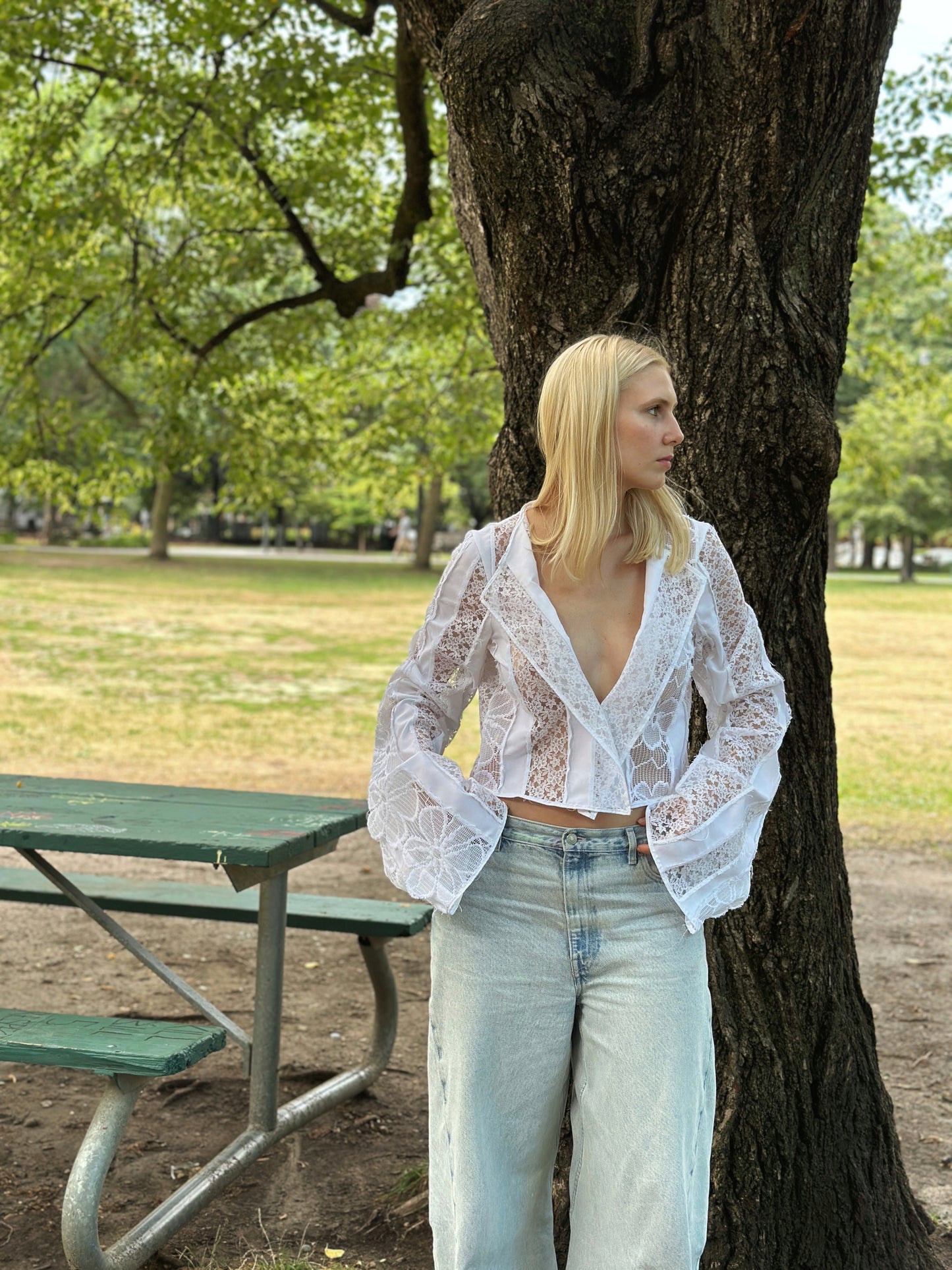 WR 01 // lace overshirt